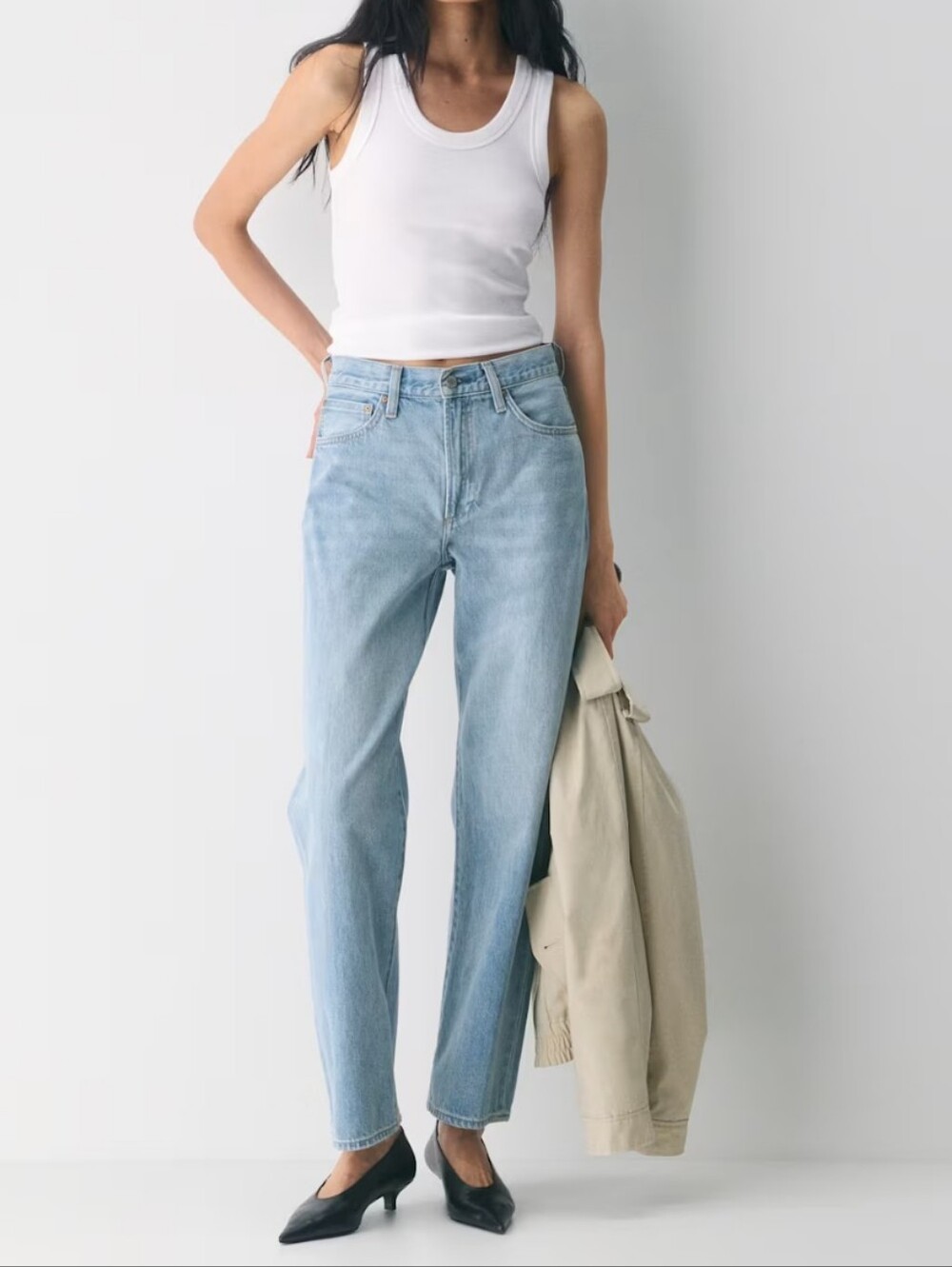 Denim Forum '90s Marlo Hi-rise Baggy Jean